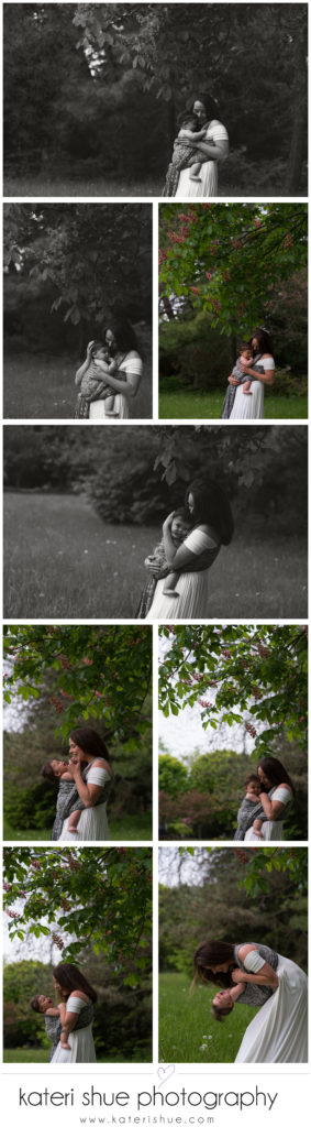 babywearing photo session downriver baby photographer