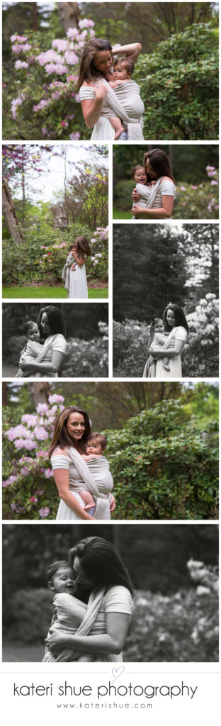 Westcroft Gardens Babywearing Photography Session