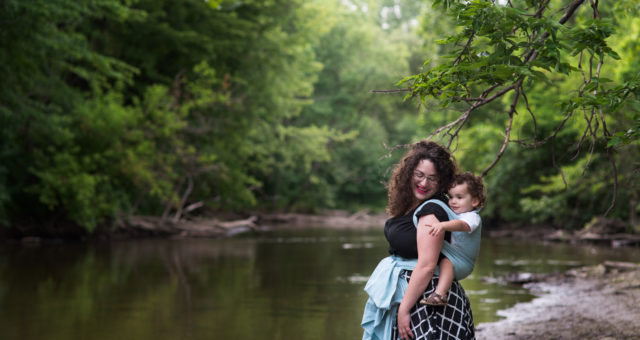 Becky & Niko's Babywearing Session - Sterling Heights Photographer