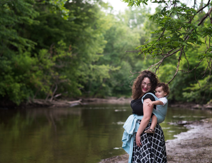 Becky & Niko's Babywearing Session - Sterling Heights Photographer