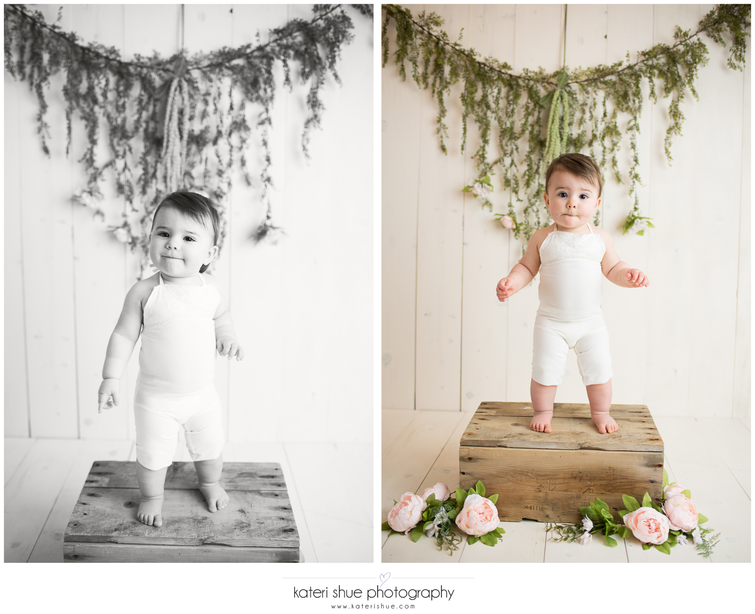 lillian, metro detroit, motherhood photographer, one year, milestone, flowers, unique, michigan